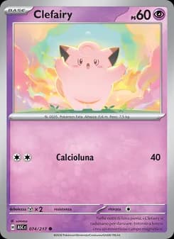 Clefairy card in Italian