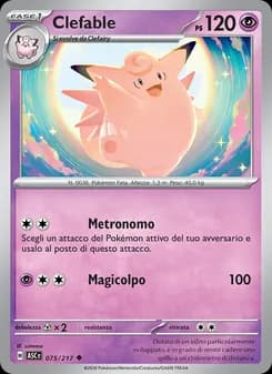 Clefable card in Italian