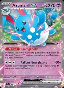 Azumarill-ex card in Italian