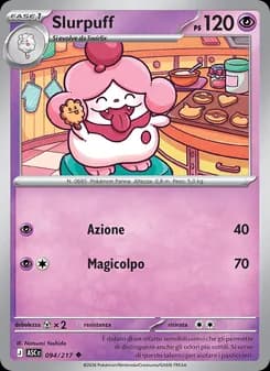 Slurpuff card in Italian