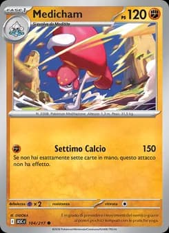 Medicham card in Italian