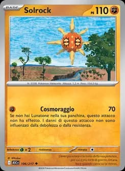 Solrock card in Italian