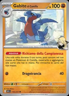 Gabite di Camilla card in Italian