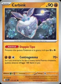 Carbink card in Italian
