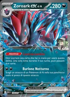 Zoroark-ex di N card in Italian