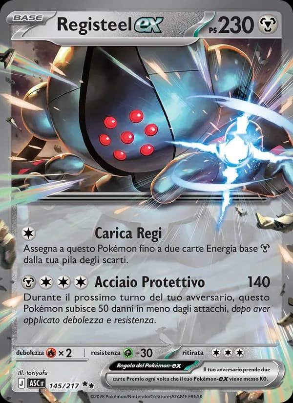 Registeel-ex card in Italian