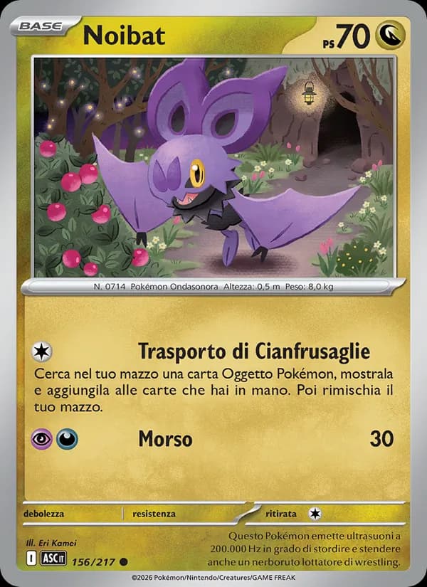 Noibat card in Italian