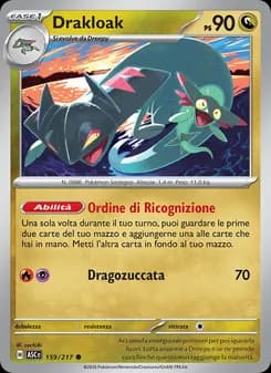 Drakloak card in Italian