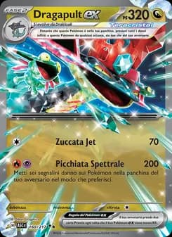 Dragapult-ex card in Italian