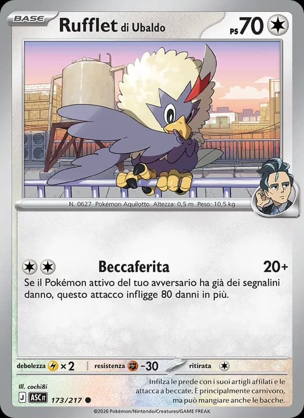 Rufflet di Ubaldo card in Italian