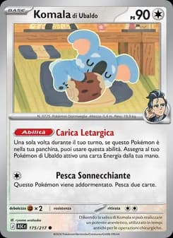 Komala di Ubaldo card in Italian