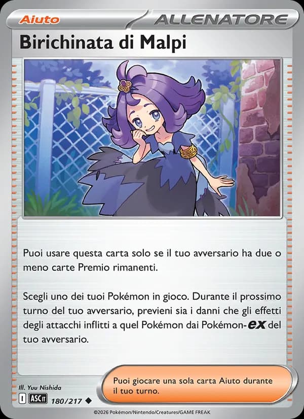 Birichinata di Malpi card in Italian