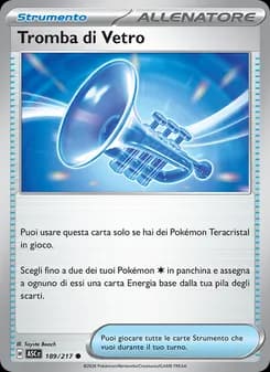 Tromba di Vetro card in Italian