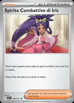 Spirito Combattivo di Iris card in Italian