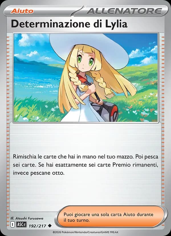 Determinazione di Lylia card in Italian