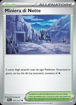 Miniera di Notte card in Italian