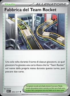 Fabbrica del Team Rocket card in Italian