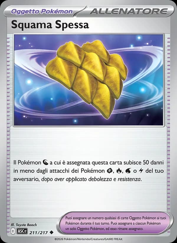Squama Spessa card in Italian