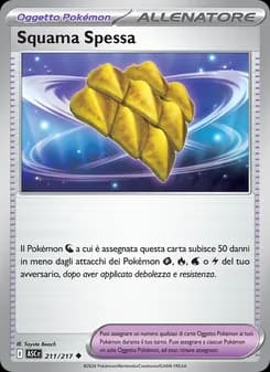 Squama Spessa card in Italian