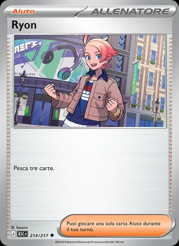 Ryon card in Italian