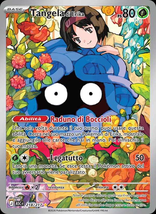Tangela di Erika card in Italian
