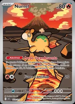 Numel card in Italian