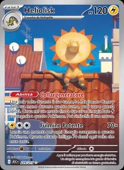 Heliolisk card in Italian