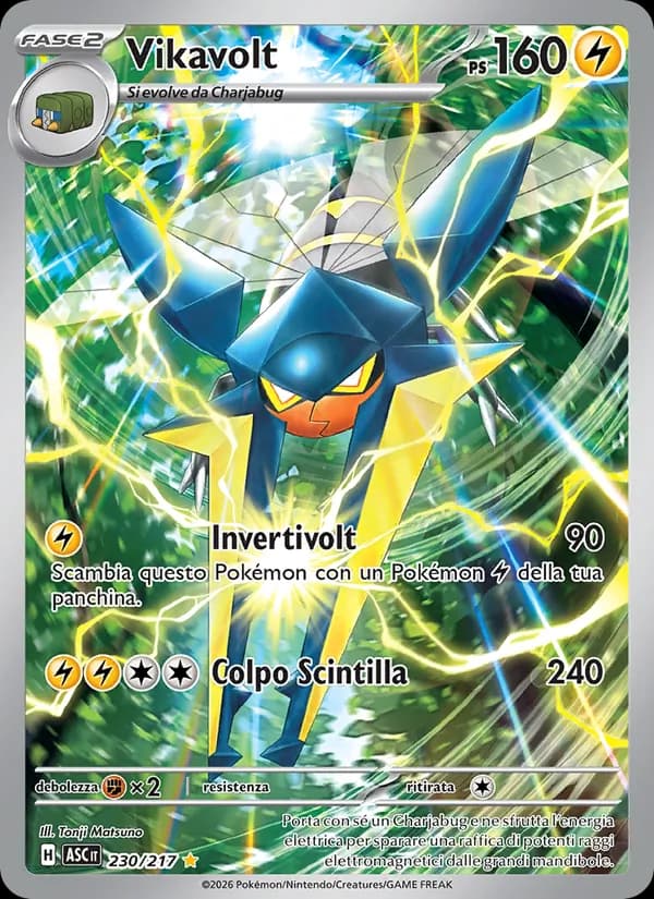 Vikavolt card in Italian
