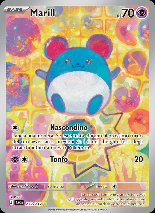 Marill card in Italian