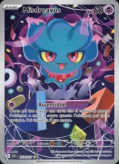 Misdreavus card in Italian