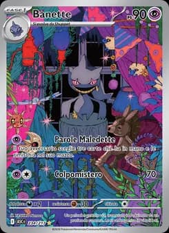 Banette card in Italian