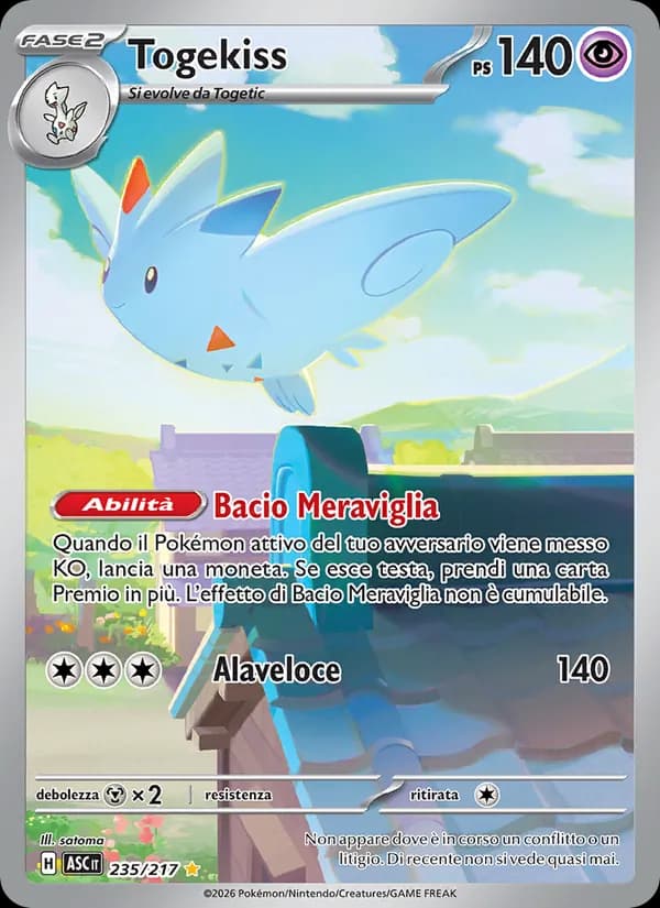 Togekiss card in Italian