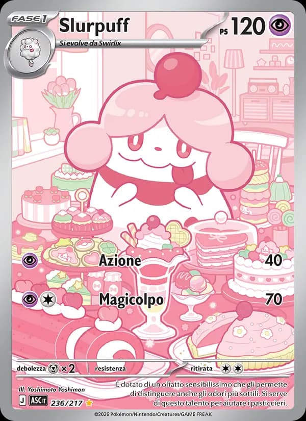 Slurpuff card in Italian