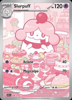 Slurpuff card in Italian