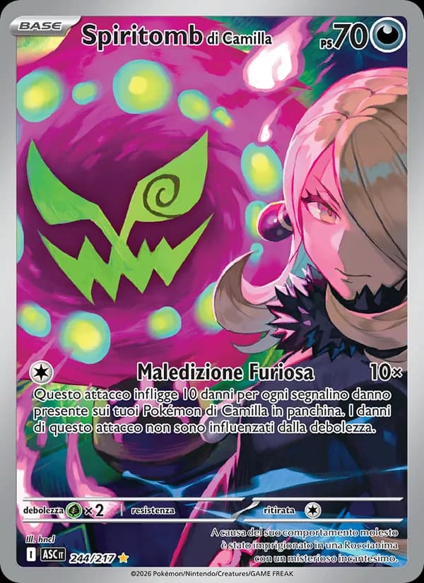 Spiritomb di Camilla card in Italian