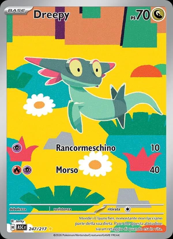 Dreepy card in Italian
