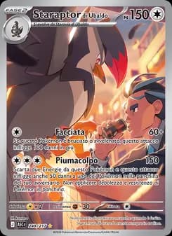 Staraptor di Ubaldo card in Italian