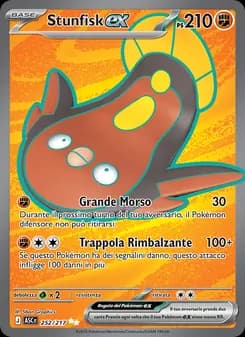 Stunfisk-ex card in Italian