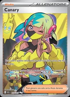 Canary card in Italian
