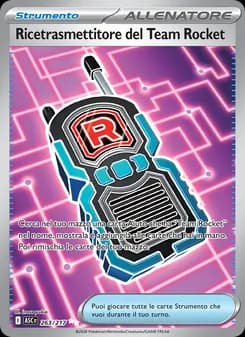 Ricetrasmettitore del Team Rocket card in Italian