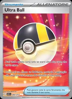 Ultra Ball card in Italian