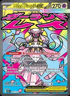 Mega Diancie-ex card in Italian