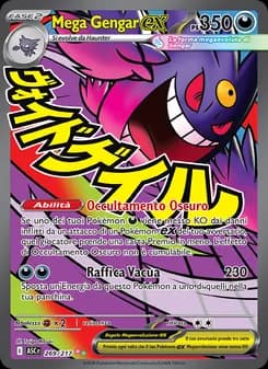 Mega Gengar-ex card in Italian