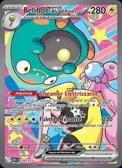 Bellibolt-ex di Kissara card in Italian