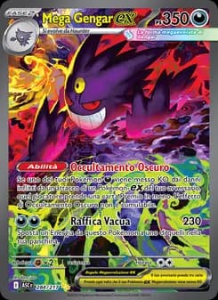 Mega Gengar-ex card in Italian