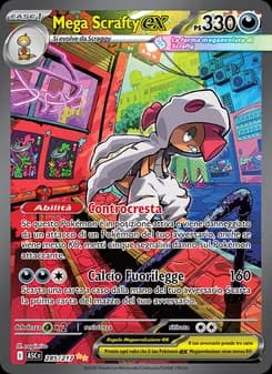 Mega Scrafty-ex card in Italian