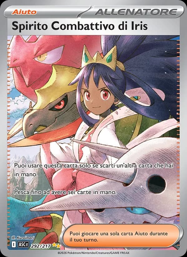 Spirito Combattivo di Iris card in Italian