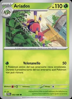 Ariados card in Italian