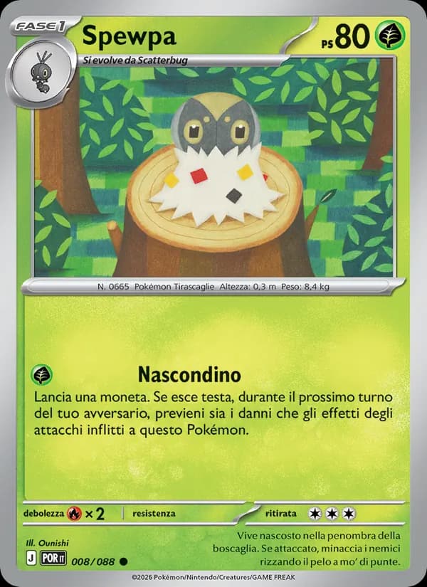 Spewpa card in Italian