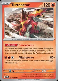 Turtonator card in Italian